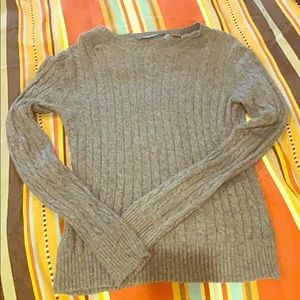 Cable knit sweater